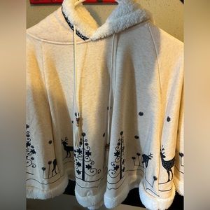 Winter Poncho warm and cozy inside